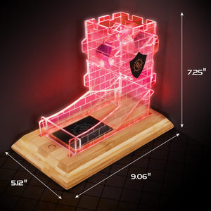 Tabletop LED Dice Tower and Dice Set