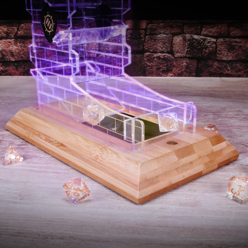 Tabletop LED Dice Tower and Dice Set - Spelmarkt