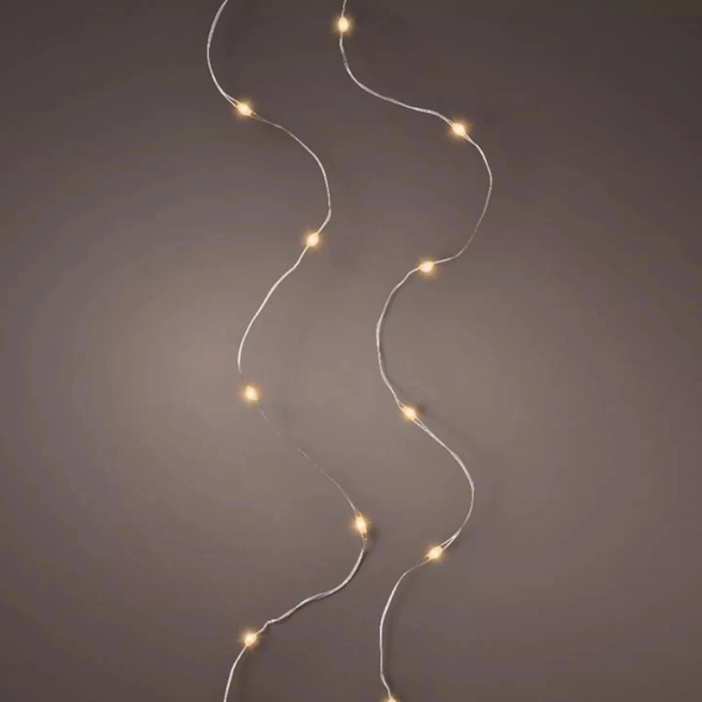 Micro LED snoer zilver195cm 40L
