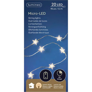 Micro LEDverlichting ster 95cm 20L