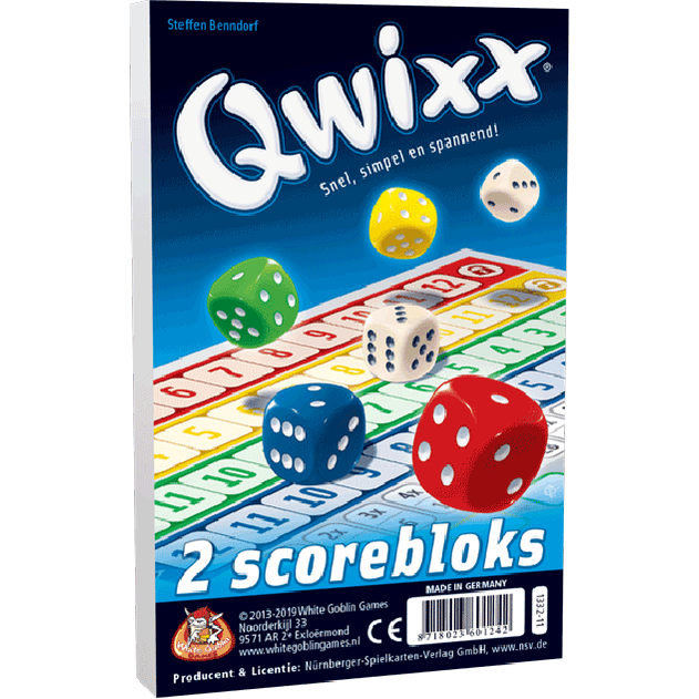 Qwixx Scoreblokken 2X - Spelmarkt